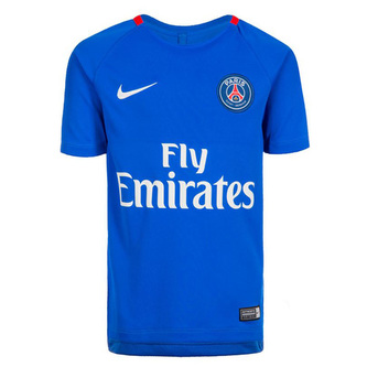 PSG Y NK BRT SQD TOP SS, 10 | FOOTBALL/SOCCER | YOUTH UNISEX | SHORT SLEEVE TOP | HYPER COBALT/HYPER COBALT/RUSH | L
