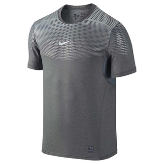 HYPERCOOL MAX FTTD SS, 10 | MEN TRAINING | MENS | SHORT SLEEVE TOP | CARBON HEATHER/MTLC SILVER | L