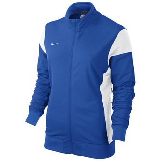 W'S ACADEMY14 SDLN  KNIT JKT, 10 | FOOTBALL/SOCCER | WOMENS | JACKET | ROYAL BLUE/WHITE/WHITE | XL