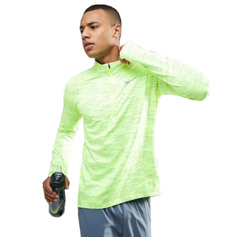 M NK DRY ELMNT TOP HZ RADIANT, 10 | RUNNING | MENS | LONG SLEEVE TOP | VOLT/BARELY VOLT/DECEMBER SKY | XL