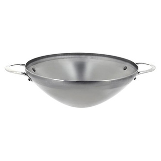 WOK pánev de Buyer, 5619.32, Mineral B Element, WOK, 2 ouška, 32 cm