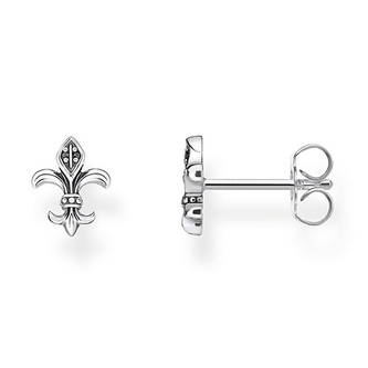 Náušnice \"Lilie\" Thomas Sabo, H2113-643-11, Sterling Silver, 925 Sterling silver, blackened, zirconia black Náušnice \"Lilie\" Thomas Sabo, H2113-643-11, Sterling Silver, 925 Sterling silver, blackened, zirconia black
