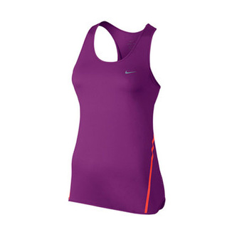 RUN FREE FRAMED TANK, 10 | RUNNING | WOMENS | TANK TOP/SINGLET | COSMIC PURPLE/REFLECTIVE SILV | L