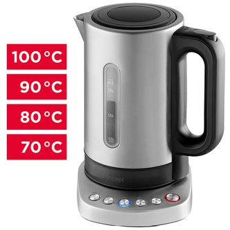 Concept RK3190 Rychlovarná konvice s termoregulací 1,7 l
