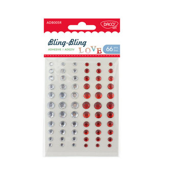 Samolepící kamínky /66 ks/