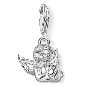 Přívěsek \"Anděl s lyrou\" Thomas Sabo, 1381-001-12, Charm Club, 925 Sterling silver, plain
