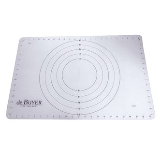 BAKING NON-STICK SILICONE MAT - BLACK 60X40 CM, CONCENTRICAL, BAKING NON-STICK SILICONE MAT - BLACK 60X40 CM, CONCENTRICAL CIRCLES