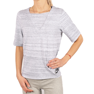 W NSW AV15 TOP KNT, 10 | NSW OTHER SPORTS | WOMENS | SHORT SLEEVE TOP | WHITE/BLACK | L
