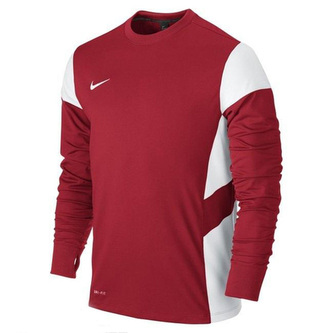 LS ACADEMY14 MIDLAYER, 10 | FOOTBALL/SOCCER | MENS | LONG SLEEVE TOP | UNIVERSITY RED/WHITE/WHITE | 2XL