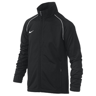 BOYS FOUND 12 POLY JCKT WP WZ, 10 | FOOTBALL/SOCCER | BOYS | JACKET | BLACK/WHITE | XS