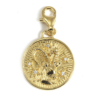 Přívěsek \"Znamení zvěrokruhu Kozoroh\" Thomas Sabo, 1661-414-39, Charm Club, 925 Sterling silver, 18k yellow gold plating, zirconia white