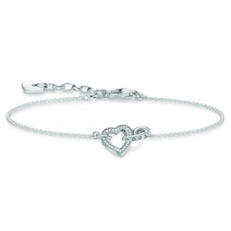 Náramek \"Spolu srdce\" Thomas Sabo, SCA150231, Glam & Soul, 925 Sterling silver, zirconia white