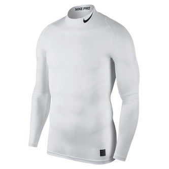 Termo tričko Nike, Pro Top s dlouhým rukávem | Bílá | XXL