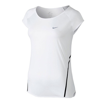 RUN FREE FRAMED SS, 10 | RUNNING | WOMENS | SHORT SLEEVE TOP | WHITE/BLACK/REFLECTIVE SILV | M