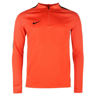 Y NK SQD DRIL TOP, 10 | FOOTBALL/SOCCER | YOUTH UNISEX | LONG SLEEVE TOP | MAX ORANGE/BLACK/BLACK | XL