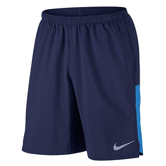 M NK FLX CHLLGR SHORT 9IN, 10 | RUNNING | MENS | SHORT | BINARY BLUE/LT PHOTO BLUE | S