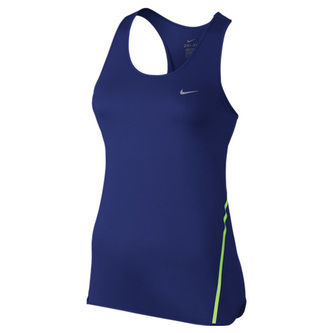 RUN FREE FRAMED TANK, 10 | RUNNING | WOMENS | TANK TOP/SINGLET | DEEP ROYAL BLUE/REFLECTIVE SIL | L