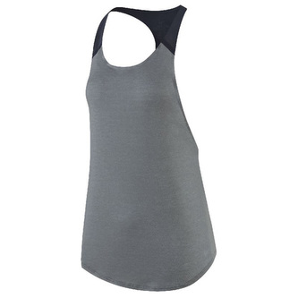 NIKE ELEVATE FLOW TANK, 10 | WOMEN TRAINING | WOMENS | TANK TOP/SINGLET | DARK GREY/HTR/OBSIDIAN/COOL GR | L