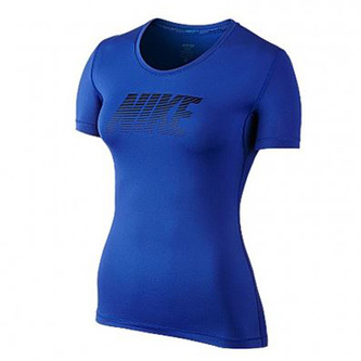 NIKE PRO COOL GRX SS TOP, 10 | WOMEN TRAINING | WOMENS | SHORT SLEEVE TOP | GAME ROYAL/OBSIDIAN | L