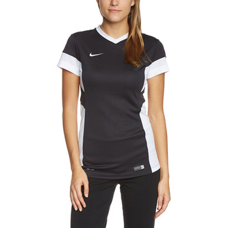 W'S  SS ACADEMY14 TRNG TOP, 10 | FOOTBALL/SOCCER | WOMENS | SHORT SLEEVE TOP | BLACK/WHITE/WHITE | L