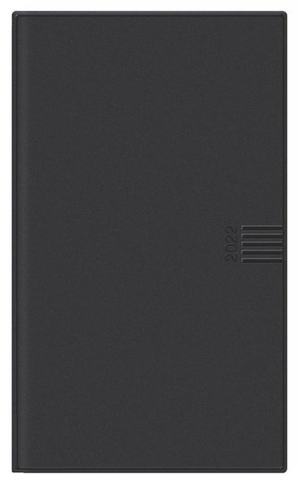 Monats-Taschenkalender 2022 schwarz