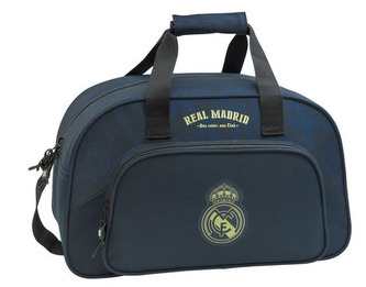 Cestovní - sportovní taška FC Real Madrid: vzor 11934 (objem 22 litrů|40 x 24 x 23 cm) modrý polyester Cestovní - sportovní taška FC Real Madrid: vzor 11934 (objem 22 litrů|40 x 24 x 23 cm) modrý polyester