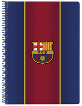 Sešit - blok A5 v kroužkové vazbě FC Barcelona: vzor 12029 (15,5 x 22 cm) 80 listů