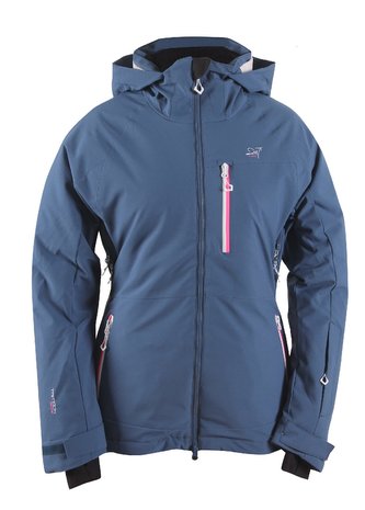 BASTE - dámská ECO lyž. bunda - modrá - 34