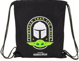 Pytlík se šňůrkami - gym bag Star Wars|Hvězdné Války: The Mandalorian (35 x 40 cm)