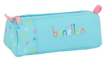 Square penál na tužky Benetton: Candy (21 x 8 x 7 cm)