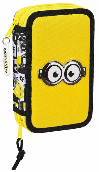 Dvoudílné školní pouzdro Minions|Mimoni: Eyes (12,5 x 19,5 x 4 cm)