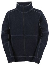 TRANUM - pánská sportovní bunda ("wool- like" jacket) - modrá - M