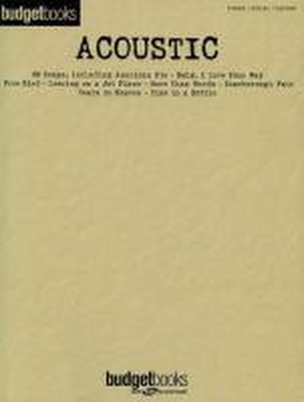 Acoustic: Budget Books