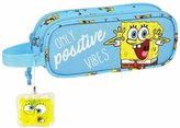 Dvojitý penál na tužky Spongebob: Positive Vibes (21 x 8 x 6 cm)