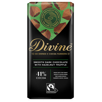 Hořká čokoláda s lískovo-oříškovou náplní 41% 90g