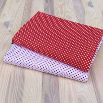 Obal na knihu Bílý puntík na červené/červený puntík na bílé