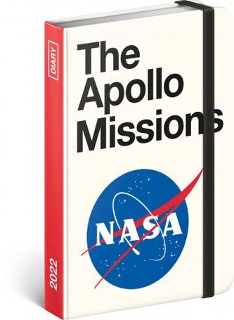 Diář 2022: NASA - týdenní, 11 x 16 cm (západní kalendárium)