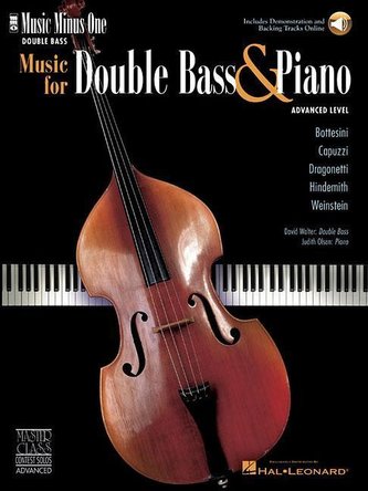 Music for Double Bass & Piano - Advanced Level: Music Minus One Double Bass