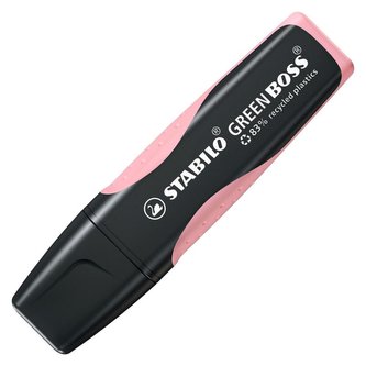 Zvýrazňovač "Green Boss Pastel", pastelová růžová, 2-5 mm, STABILO
