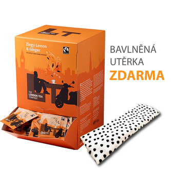 Fairtrade bylinný čaj citron & zázvor 250ks