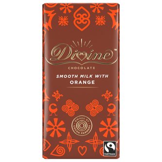 Mléčná čokoláda s pomerančem 26% 90g