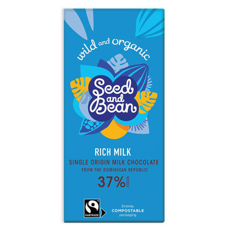 BIO mléčná čokoláda 37% 85g