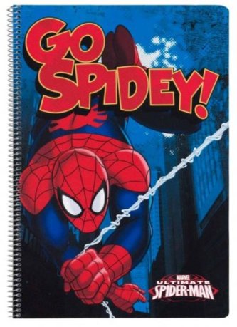 A4 sešit blok v kroužkové vazbě Marvel|Spiderman: Ultimate (A4 21,5 x 31 cm) 80 listů