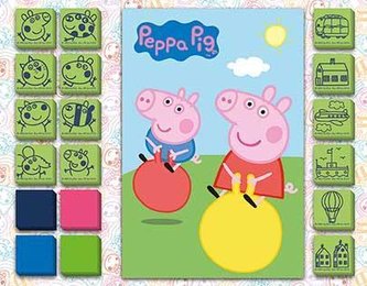Zábavné razítkování Peppa Zábavné razítkování Peppa