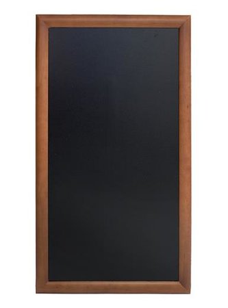 Tabule Securit LONG nástěnná na popis křídou 56x100cm, Dark Brown, lakovaná