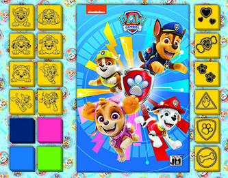 Zábavné razítkování Tlapková patrola