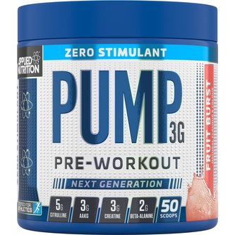 Zero Stimulant Pump 3G - Applied Nutrition - fruit burst - 375 g