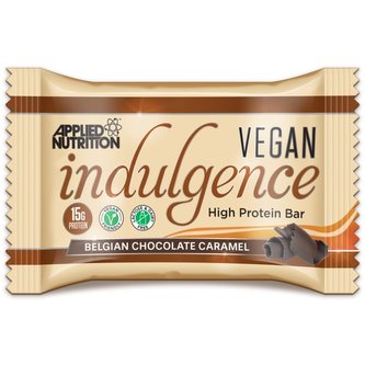Vegan Indulgence Bar - Applied Nutrition - belgická čokoláda karamel - 50 g