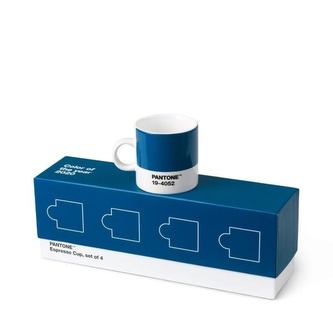 PANTONE Hrnek Espresso 4Pack - Classic Blue 19-4052