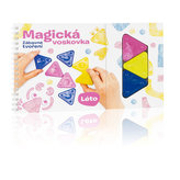 Kniha – Magická voskovka; Zábavné tvoření, díl 2. LÉTO (inspirace, voskovky, výseky)